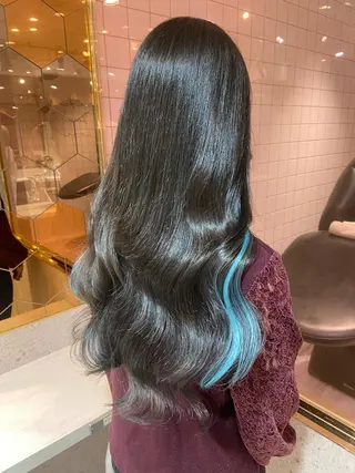 ロング 新宿/韓国ヘア 中明度カラー/かやのヘアスタイル