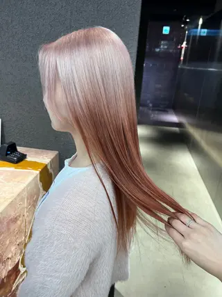 ロング ハイトーン/デザイン /enne/あこ🦖のヘアスタイル