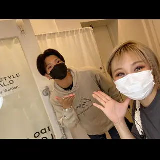 ショート カラー メンズ キッズ ✂︎ショート、ボブ、 レイヤー🩵YUMIのヘアスタイル