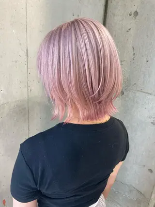 ショート カラー 髪質改善.縮毛矯正 ×韓国ヘアyukiのヘアスタイル