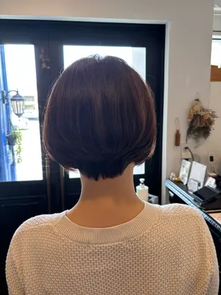 ショート トリコヘアサロン 新井千智のヘアスタイル