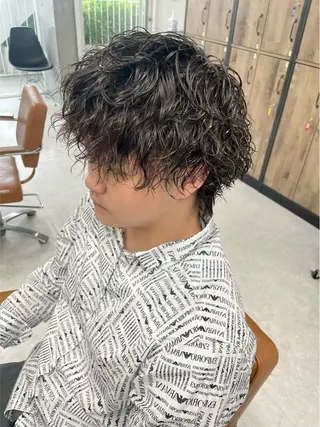 ショート パーマ メンズ メンズ似合わせ🪞 kotoriのヘアスタイル