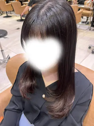 ロング ボブ／レイヤーモデル 募集中🫧ゆい🌼のヘアスタイル