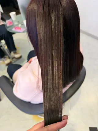 ロング カラー 💜saki 💜のヘアスタイル