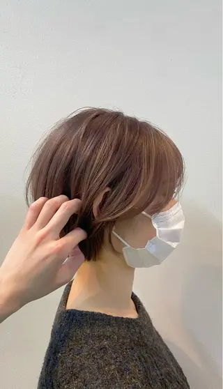ショート カラー お洒落カジュアル🍃 まなとのヘアスタイル