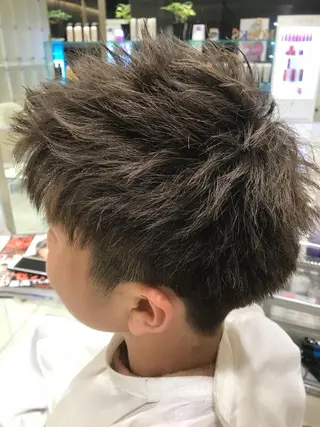 ショート カラー パーマ ヘアアレンジ メンズ キッズ ネイル マツエク・マツパ EnBlesS西宮 マンツーマン神道有基のヘアスタイル