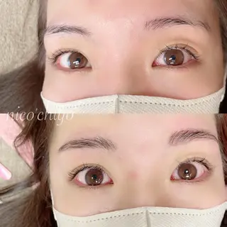 アイブロウ nico'chiyo ホソカワエーコのマツエク・マツパデザイン