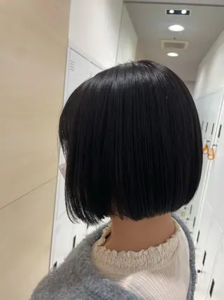 ミディアム カラー クロスパーマ/うる艶 カラー/Kurumiのヘアスタイル