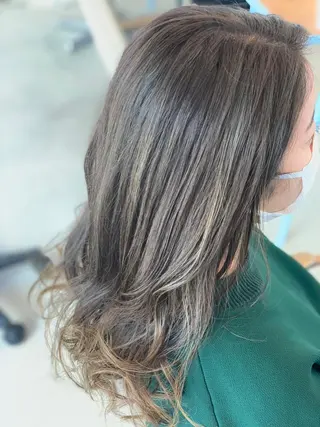 ロング カラー 北川 拓也のヘアスタイル