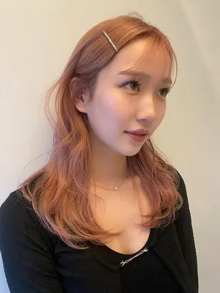 セミロング カラー 🌼透明感ヘア🌼 arisaのヘアスタイル