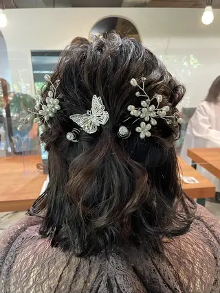 ミディアム 佐藤 世怜奈のヘアスタイル