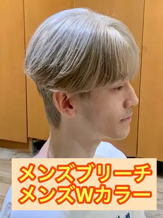 ショート カラー メンズ メンズパーマ&メンズ 縮毛矯正/平野/渋谷のヘアスタイル