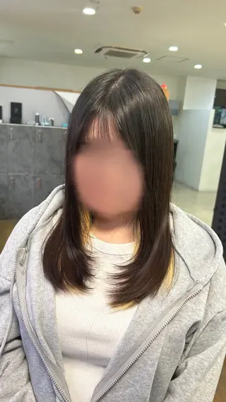 ミディアム 🍅ハイライト/ レイヤー/mao🍅のヘアスタイル