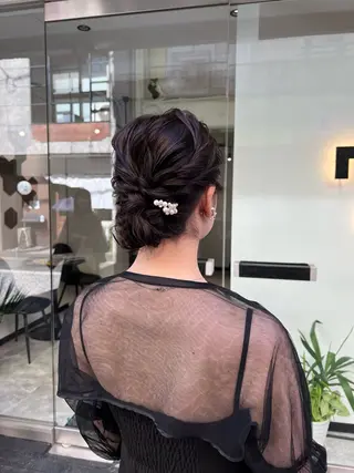 ミディアム カラー ヘアアレンジ 「sumi」 AMIのヘアスタイル