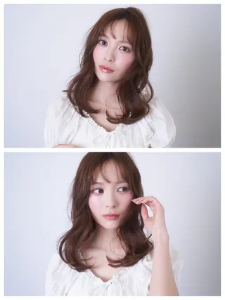 ヘアアレンジ yuki/表参道 ／オリーブカラー🍈のヘアスタイル