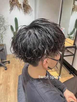 ショート パーマ メンズ メンズカット/パーマ 久田良和のヘアスタイル