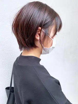ショート カラー 髪質改善/艶髪 やまなかのヘアスタイル