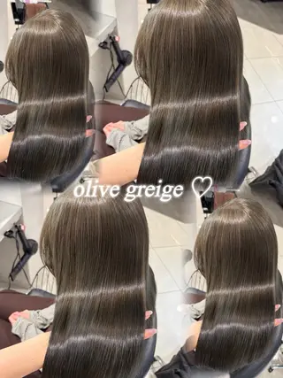 ロング カラー 韓国レイヤー×モテ髪 /MITSUKI🤍のヘアスタイル