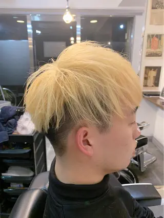 ショート カラー メンズ専門CANEL かずまのヘアスタイル