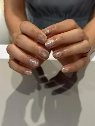 ショート カラー パーマ ヘアアレンジ メンズ キッズ ネイル マツエク・マツパ アイブロウ ar. harajukuのネイルデザイン