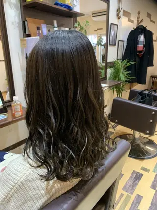 ロング カラー サトウ シューイチのヘアスタイル