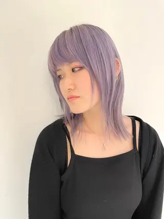 ミディアム カラー 美髪カラー✨本間 貴広のヘアスタイル