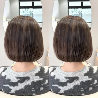 ミディアム カラー Livnaリヴナ立川所属・レイヤー/ハイライト /立川/赤池宏隆のヘアスタイル