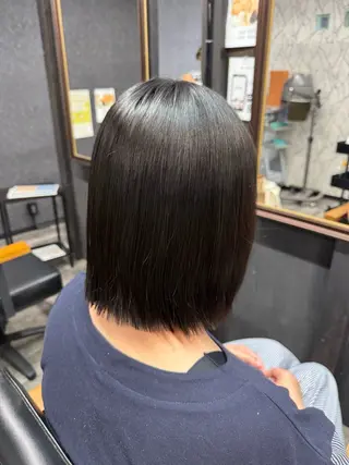 ミディアム 坂田 かれんのヘアスタイル