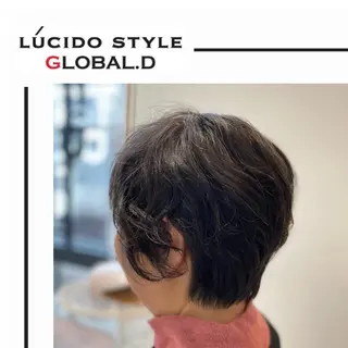 ショート カラー パーマ ヘアアレンジ メンズ キッズ ✂︎ショート、ボブ、 レイヤー🩵YUMIのヘアスタイル