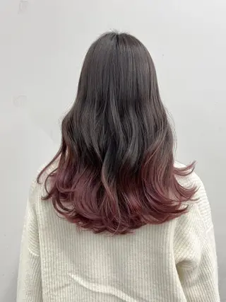 ロング カラー 【公式】amble luxe池袋東口🩷のヘアスタイル