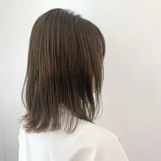セミロング カラー パーマ ヘアアレンジ メンズ キッズ ネイル マツエク・マツパ レイヤーカット 🌿透け感カラーのヘアスタイル