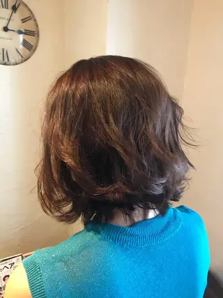 ミディアム 青木 啓輔のヘアスタイル