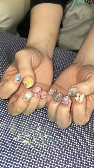 ネイル RICO Nail パーツつけ放題🌈のネイルデザイン
