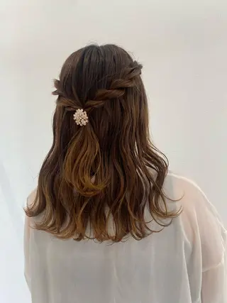 セミロング maki💖 レイヤー/髪質改善のヘアスタイル