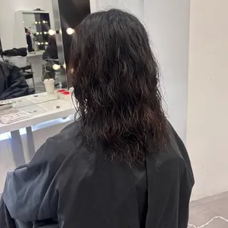 セミロング パーマ mai 🎀 / ガーリーヘア ♡のヘアスタイル