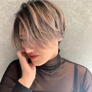 ショート カラー ウルトワ髪質改善 ディレクター/熊倉都のヘアスタイル