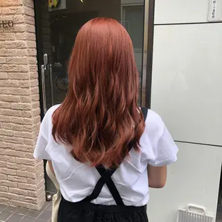 ロング カラー ，comma momoka🪄のヘアスタイル