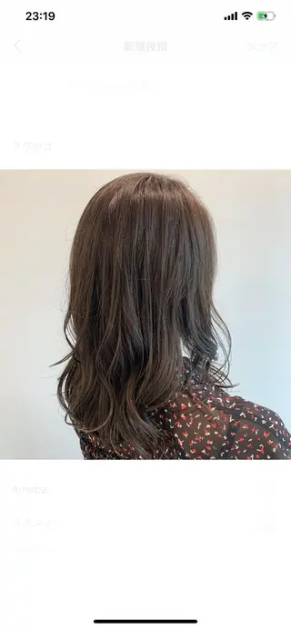 ミディアム 林 飛夕也のヘアスタイル