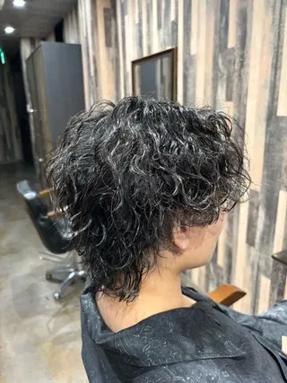 パーマ メンズ パーマ職人🔥/短髪 執行役員/YUTAのヘアスタイル