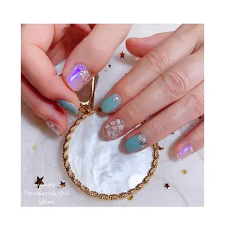 ミディアム ネイル 👑enen style👑のネイルデザイン