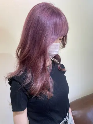 セミロング カラー メンズパーマ✨️村越 雄斗のヘアスタイル