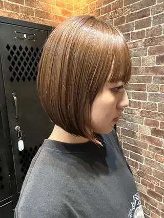 ショート カラー メンズ 久木原 ゆりのヘアスタイル