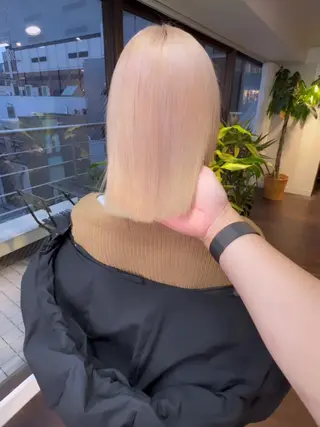 ショート カラー 🧡色落ちまで2度綺 麗なカラー🧡ヨシキのヘアスタイル