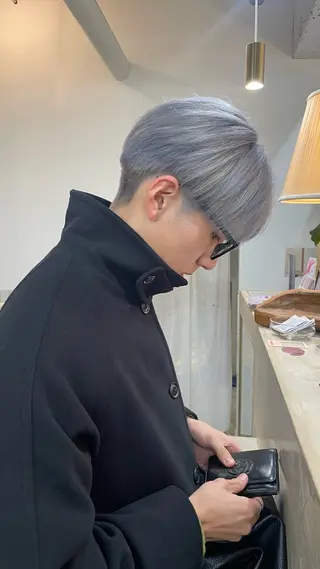 ショート カラー メンズ Terve.竹内 視咲のヘアスタイル