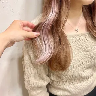 韓国レイヤー 暖色カラー/さくらのヘアスタイル