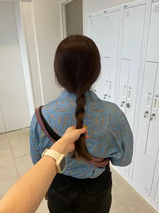 セミロング 東京の技術を 京都で✂︎🕊️💖のヘアスタイル