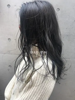 セミロング カラー ヘアアレンジ ブリーチなし透け感/ マンツーマン/Ryoのヘアスタイル