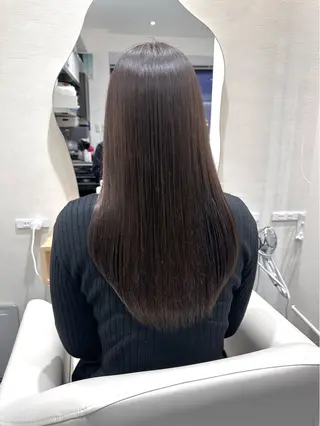 セミロング カラー 矢野 晃平のヘアスタイル