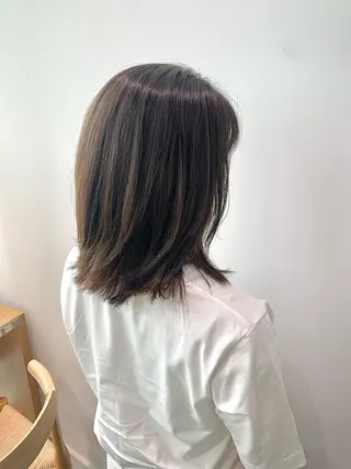 ショート カラー アイブロウ 髪と心を整える美容師 透明感カラー/ボブのヘアスタイル