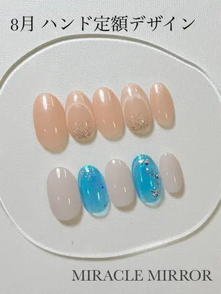 ネイル ミラクルミラー 町野のネイルデザイン